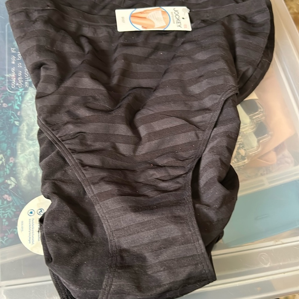 NWT Sz 10/3XL JOCKEY  black briefs